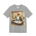 Cat Calligrapher T-Shirt — Cute Japanese Cat Writing Calligraphy Tee